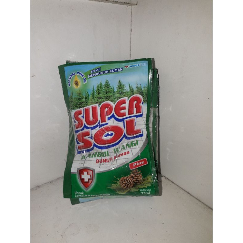 supersol karbol wangi ( 6 sachet )