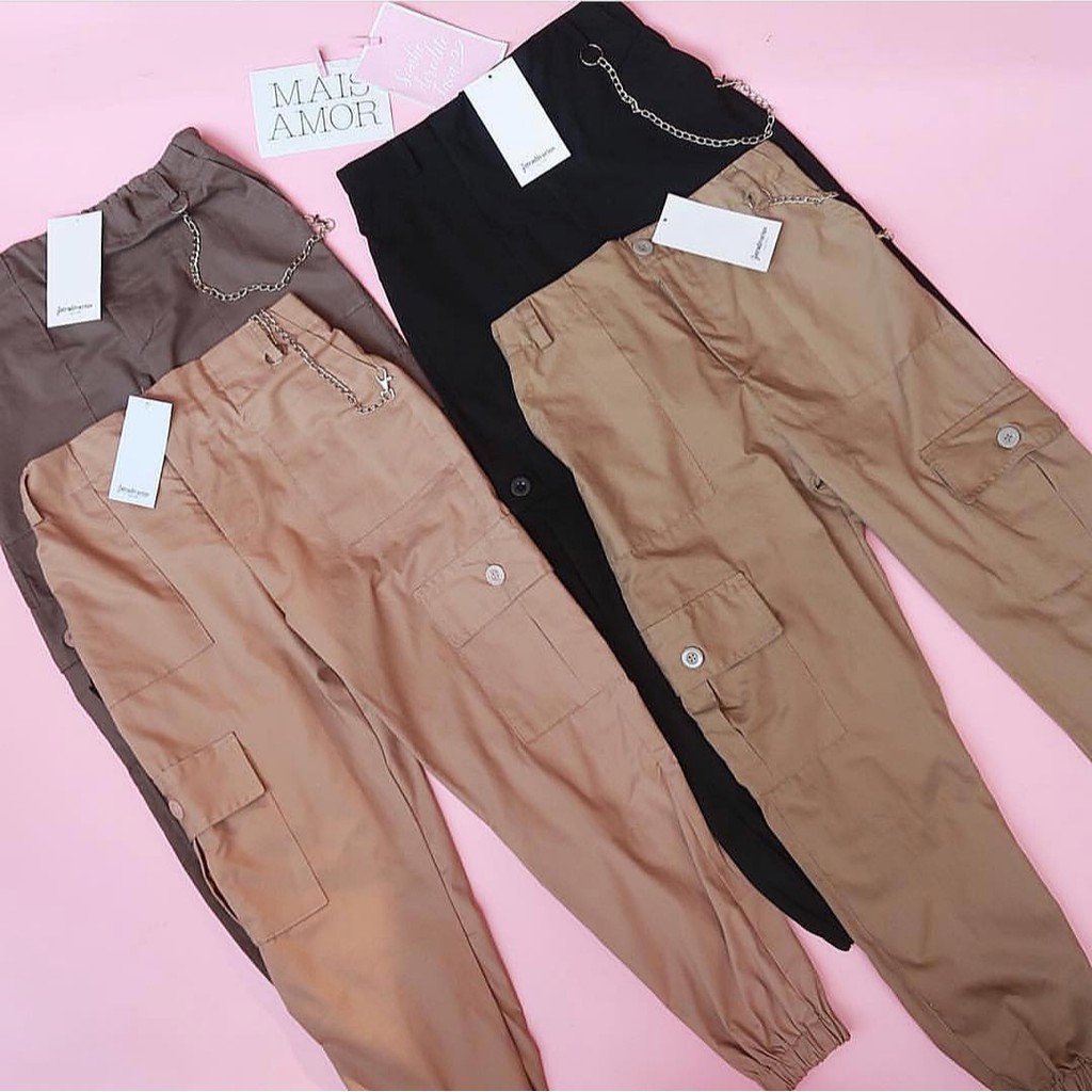 JOGER CARGO PANTS WANITA