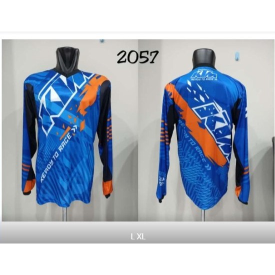 JERSEY BAJU SEPEDA CROSS DOWNHILL DEWASA LENGAN PENDEK VIT TO L