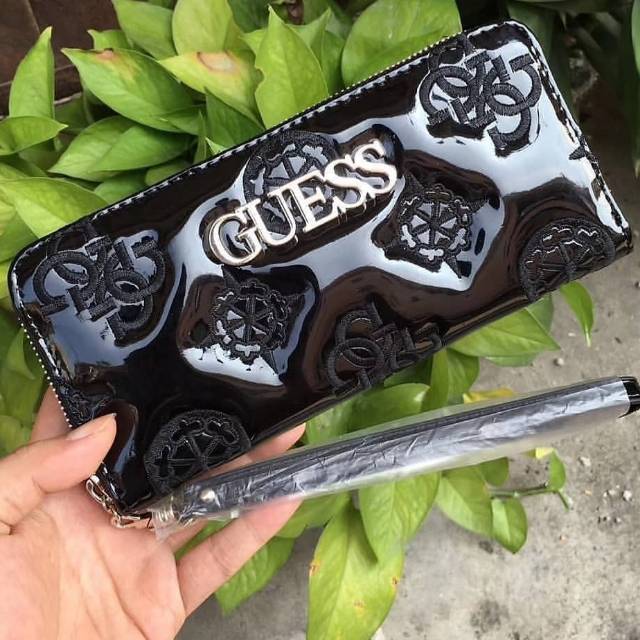 guess peony shine wallet