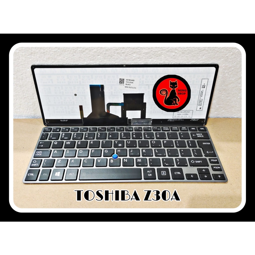 KEYBOARD TOSHIBA Satellite Z30A BACKLITE BLACK