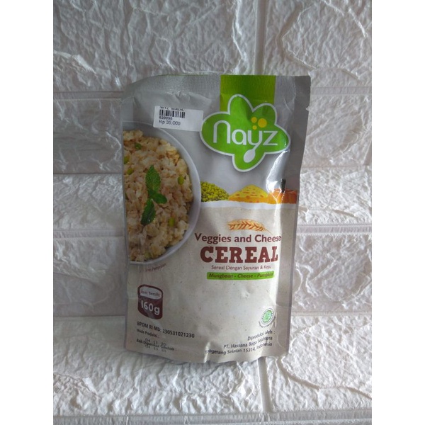 Nayz Cereal Veggies and Cheese