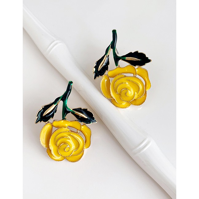 LRC Anting Tusuk Fashion Alloy Flower Earrings F7043X