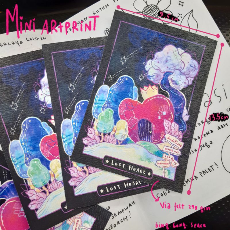 

Lost Heart Mini Card