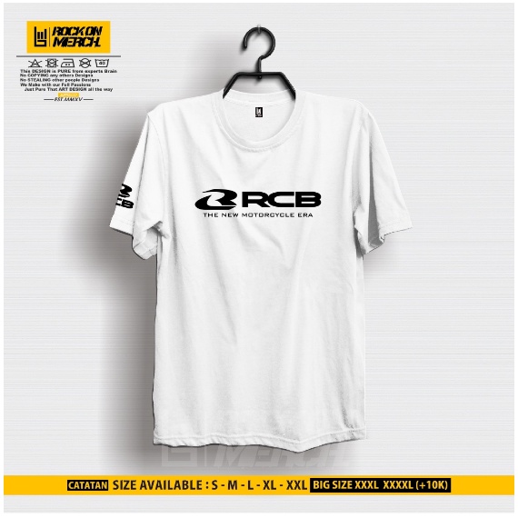 Jual Kaos Baju RCB THE NEW MOTORCYCLE ERA SIMPLE ROB X RCB RACING BOY ...