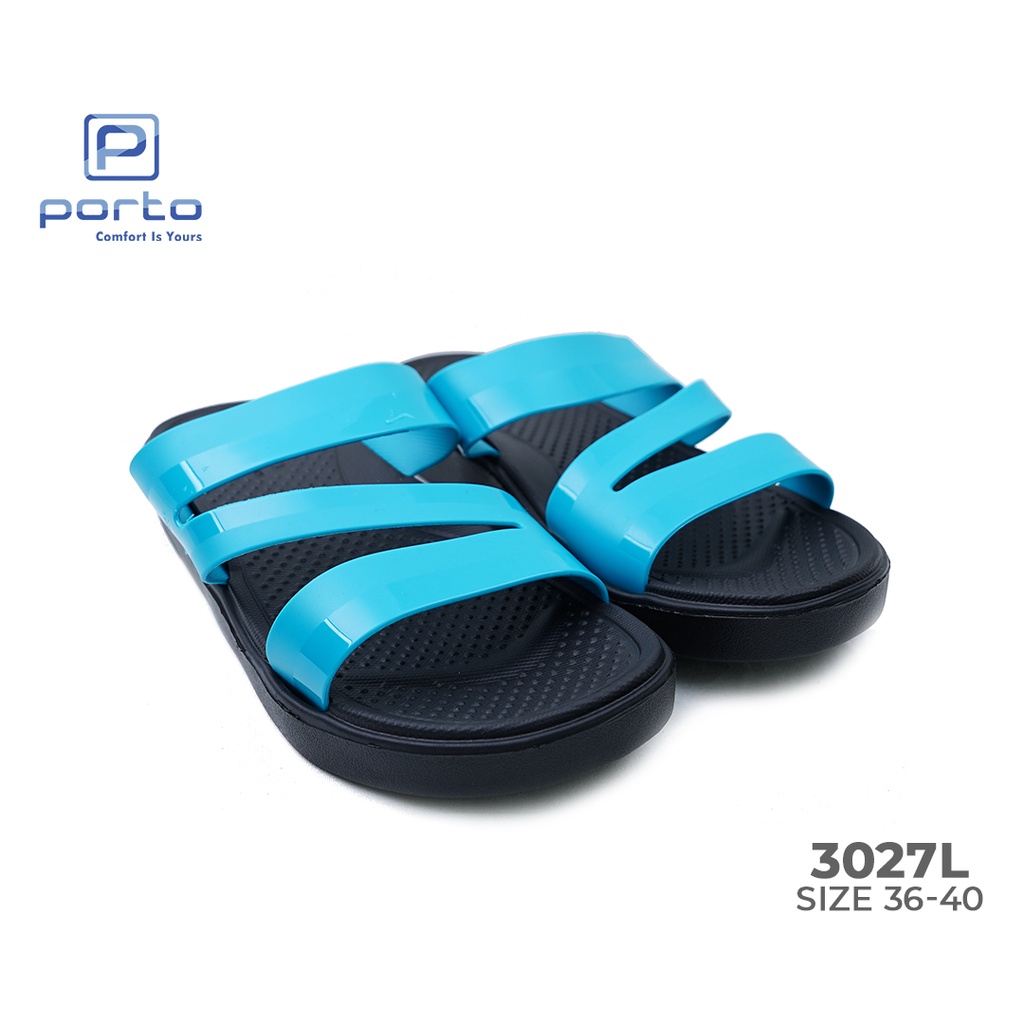 Porto - Sandal Wanita Sandal Rumah Sendal Wanita Casual 3027L (Sale!)-1