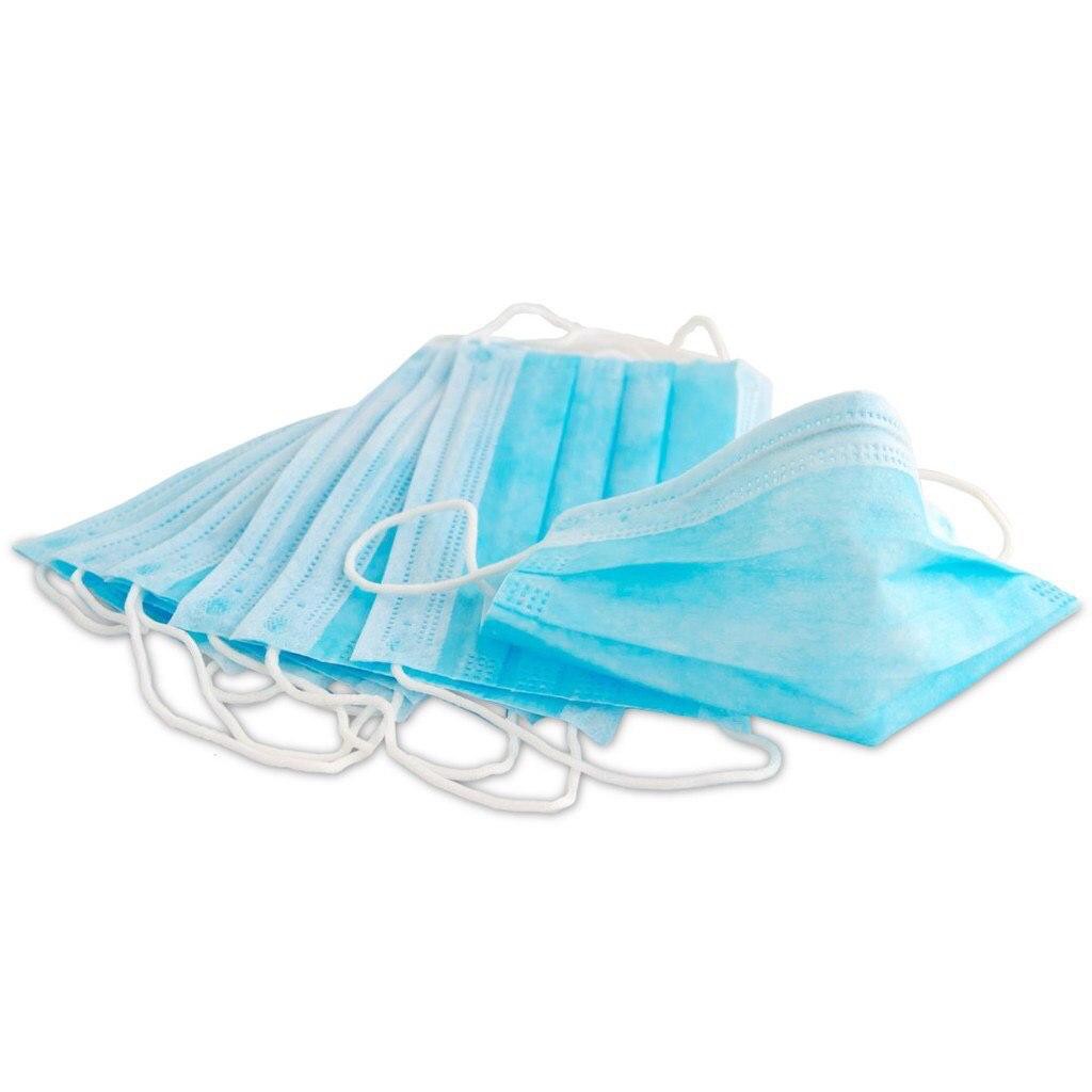 MASKER 3 PLY EARLOOP DISPOSABLE MASK ISI 50 Pcs