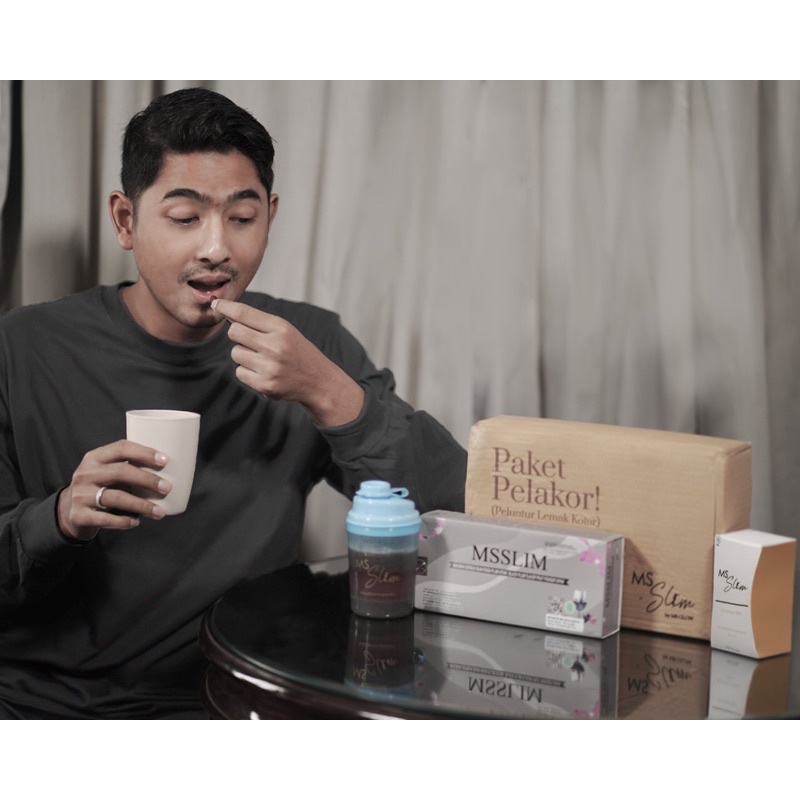 MS Slim Slimming Capsule MS GLOW Beauty Untuk Menurunkan Berat Badan