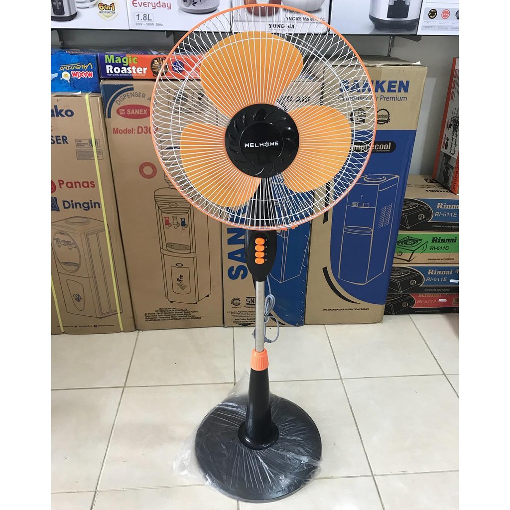 Jual Kipas Angin STAND FAN WELHOME WH 1681 Murah