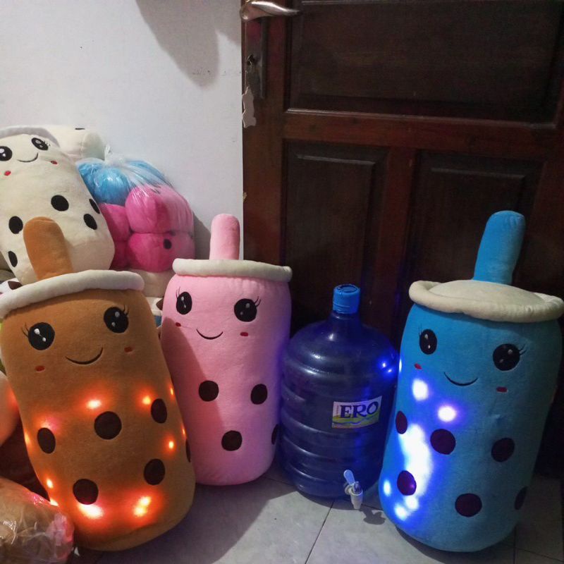BONEKA BOBA LED GIANT 70cm / BONEKA LUCU / DIJAMIN BESAR / ISI SILICON / TERMURAH