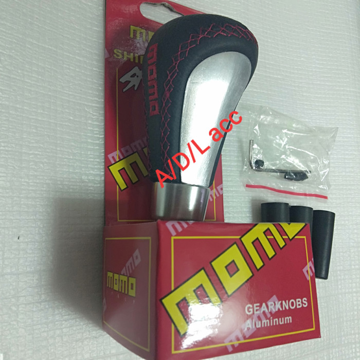 tuas gear SHIFT knop KNOB persneling racing gigi TUAS persneling KULIT MOBIL MANUAL racing hitam silver UNIVERSAL