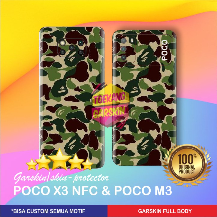 GARSKIN POCO X3 DAN POCO M3 ORIGINAL GARSKIN 006