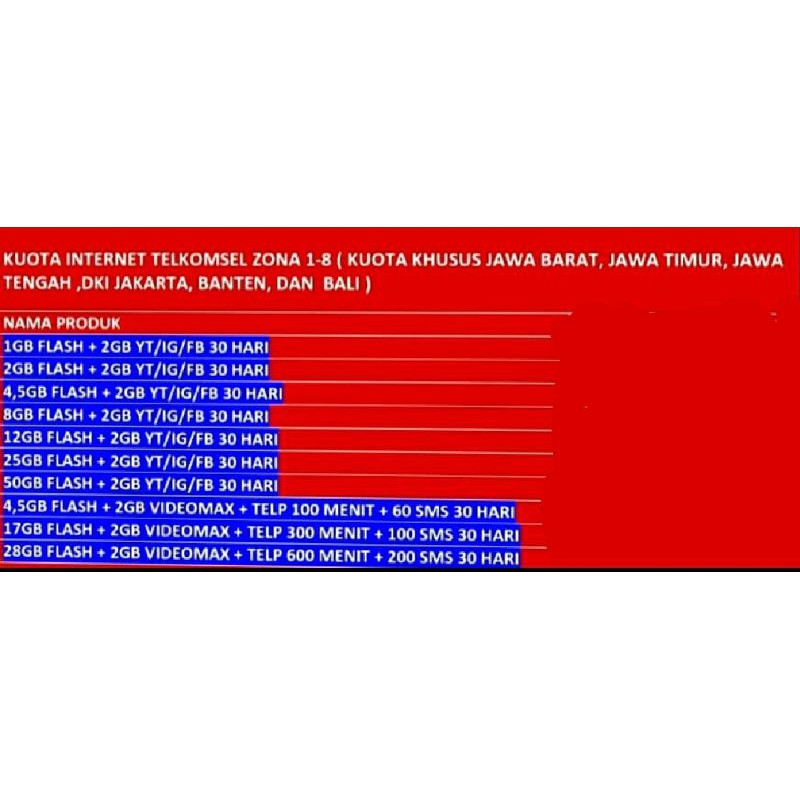 Kuota Telkomsel Super Murah(AGEN)