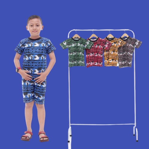 Setelan Pantai Anak 1-8 Tahun Bahan Kaos / Setelan Anak / Setelan Barong Bali / Setelan Bali Anak / Setelan Barong Bayi / Setelan Barong