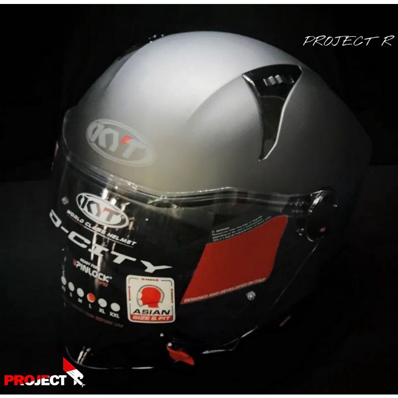 KYT D CITY SOLID BLACK DOFF