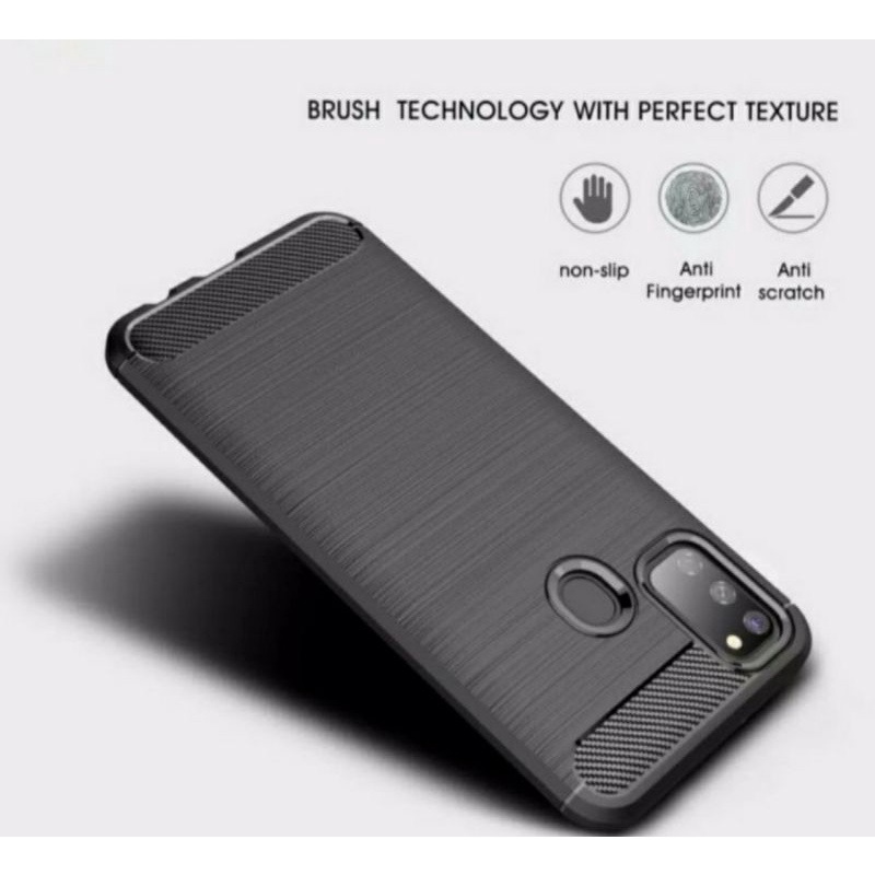 Samsung A21s soft case silikon carbon