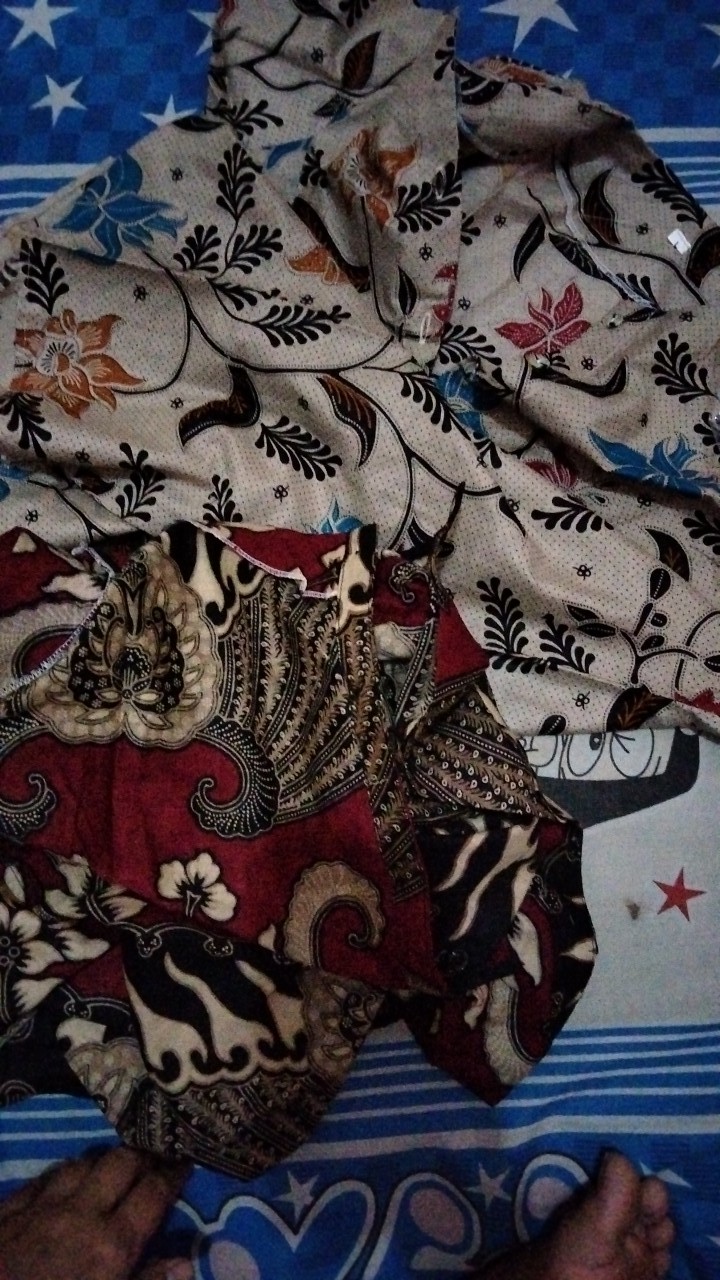 Atasan Batik Dolby Dolbi Dobby Doby Tenun Sutra Tulis Halus Katun Atbm Baron ,sarombit Atasan