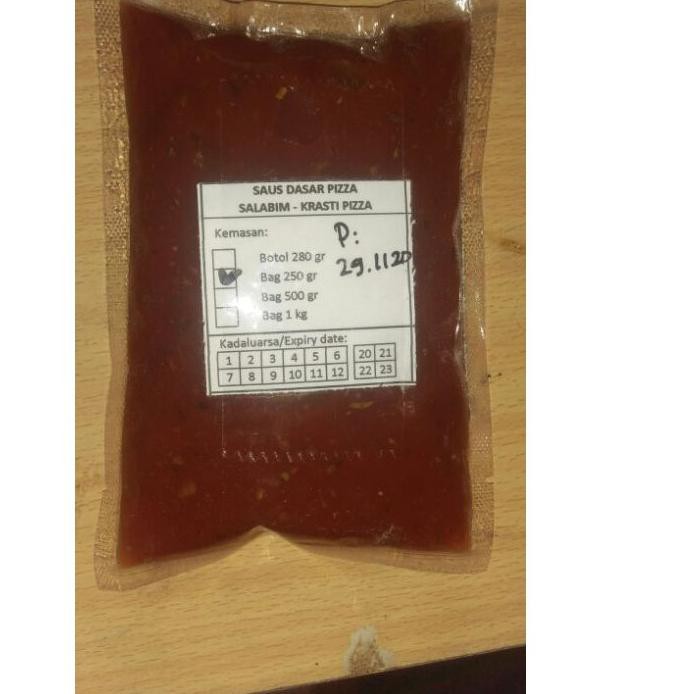 

DS2D✪ Saus Pizza Salabim , Saus Dasar Pizza, 250 gram - KRasti Pizza Pasti Ada