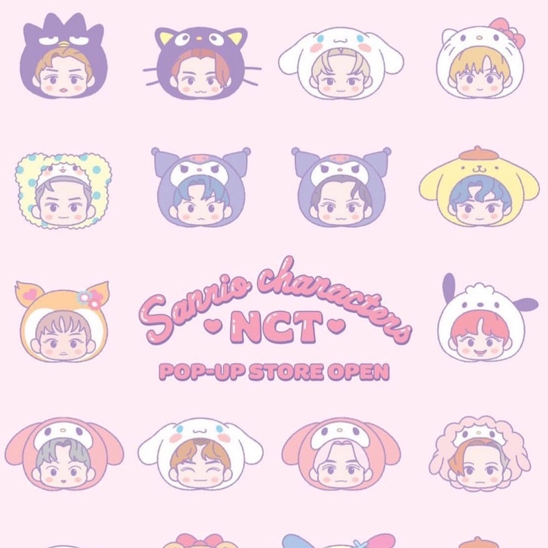 baca deskripsi  SANRIO X NCT TRADING ACRYLIC PHOTOCARD FABRUC PARTY SLEEVE STICKER POSTCARD