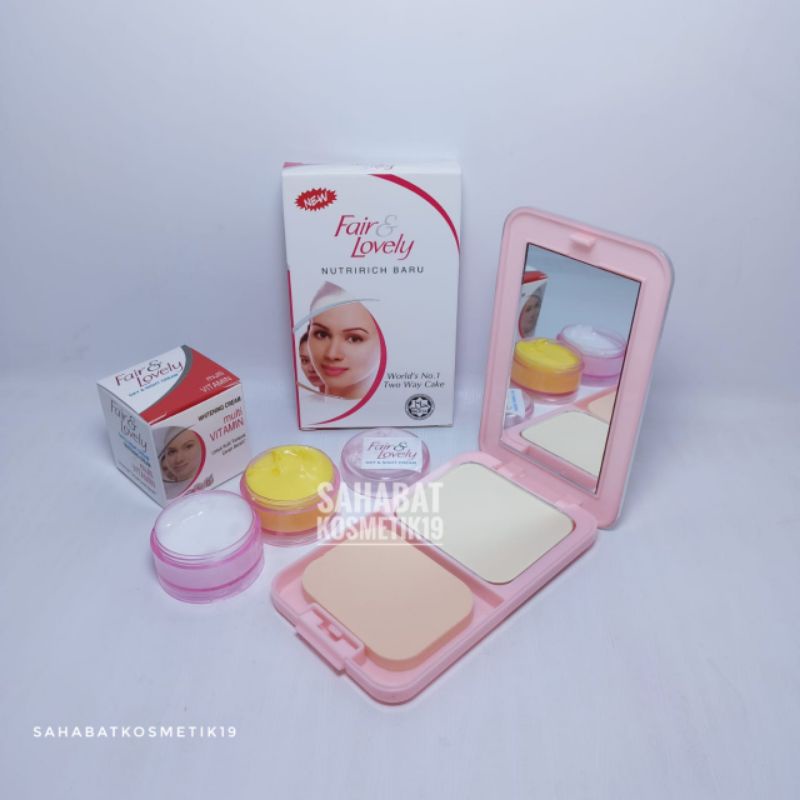 PAKET FAIR AND LOVELY BEDAK+ CREAM SUSUN SIANG DAN MALAM