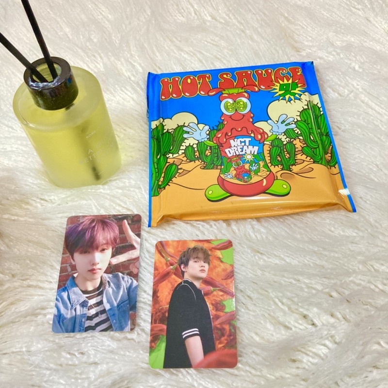 PC AR Jisung Jewel Case Hot Sauce NCT Dream ( Chenle PC Clip ) Album Only Cover Jeno