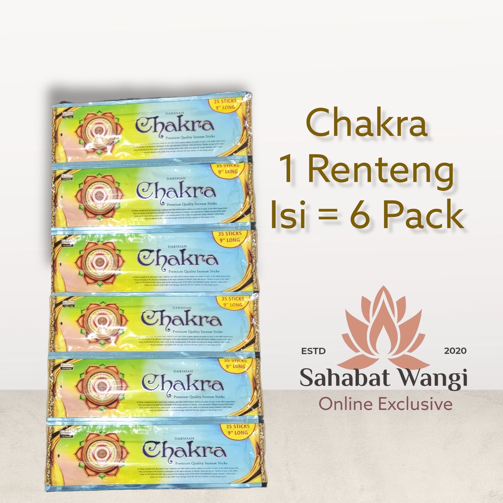 Hio Dupa India Darshan Chakra 1 Renteng ( 6 Pack)