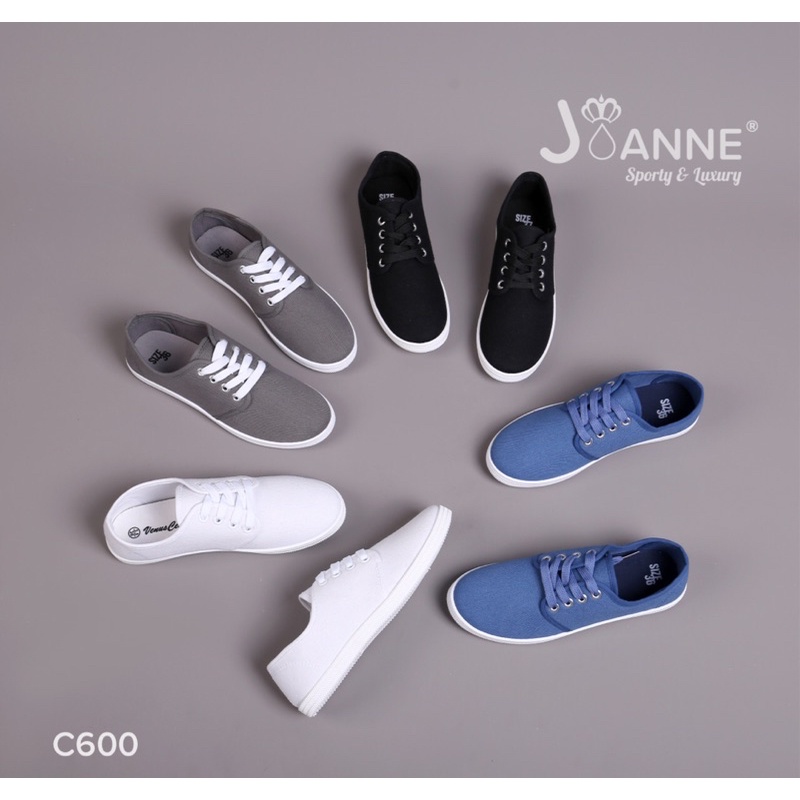 SALE! [ORIGINAL] JOANNE Casual Flyknit Flat Shoes Sepatu Wanita #C600