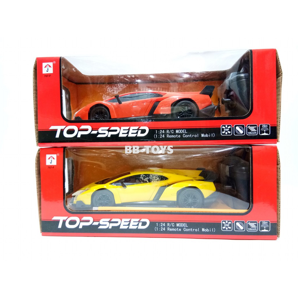 Mobil Remote Control - Top Speed Lamborghini RC Car - 767-F20