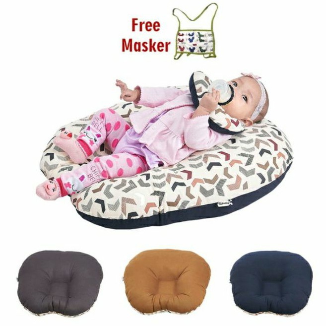 Snobby (3 in 1) Sofa Bayi Multifungsi + Sabuk + Bantal Dot Bayi Artsy Series - Sofa Bed Twiza Series