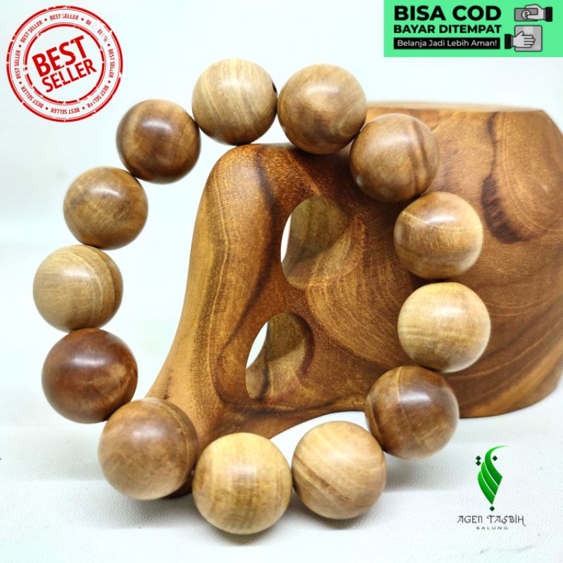 Gelang Kayu Dewandaru Super Size 17mm ORIGINAL!!!