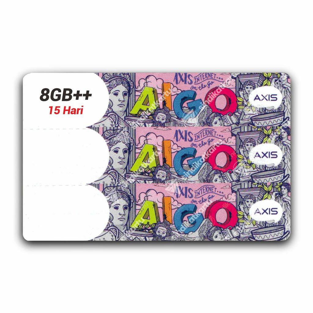 Voucher Axis 8GB++ (15Hari)