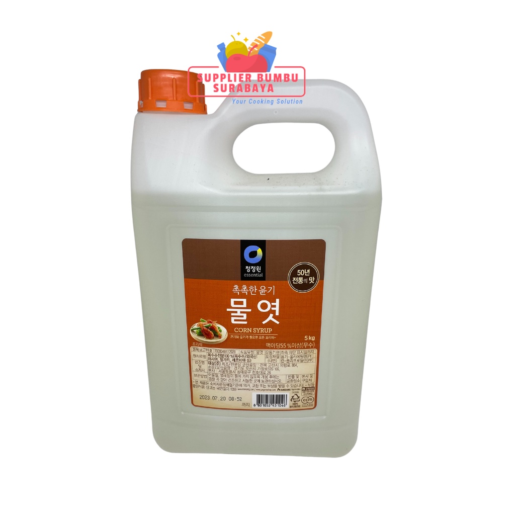 Daesang Chung Jung One Corn Syrup / Sirup Jagung Korea Mulyeot Kemasan Jerigen 5kg