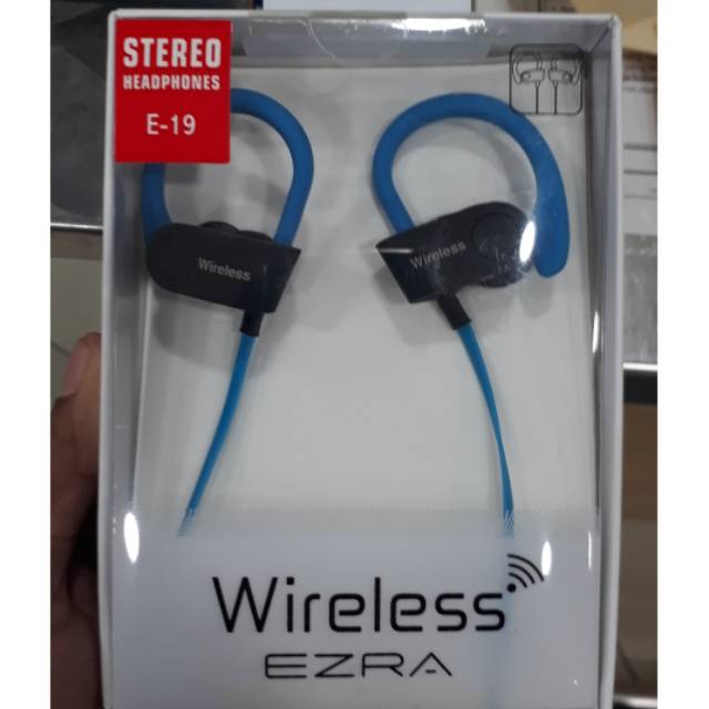HEADSET BLUETOOTH/WIRELESS EARPHONE/EZRA E-19