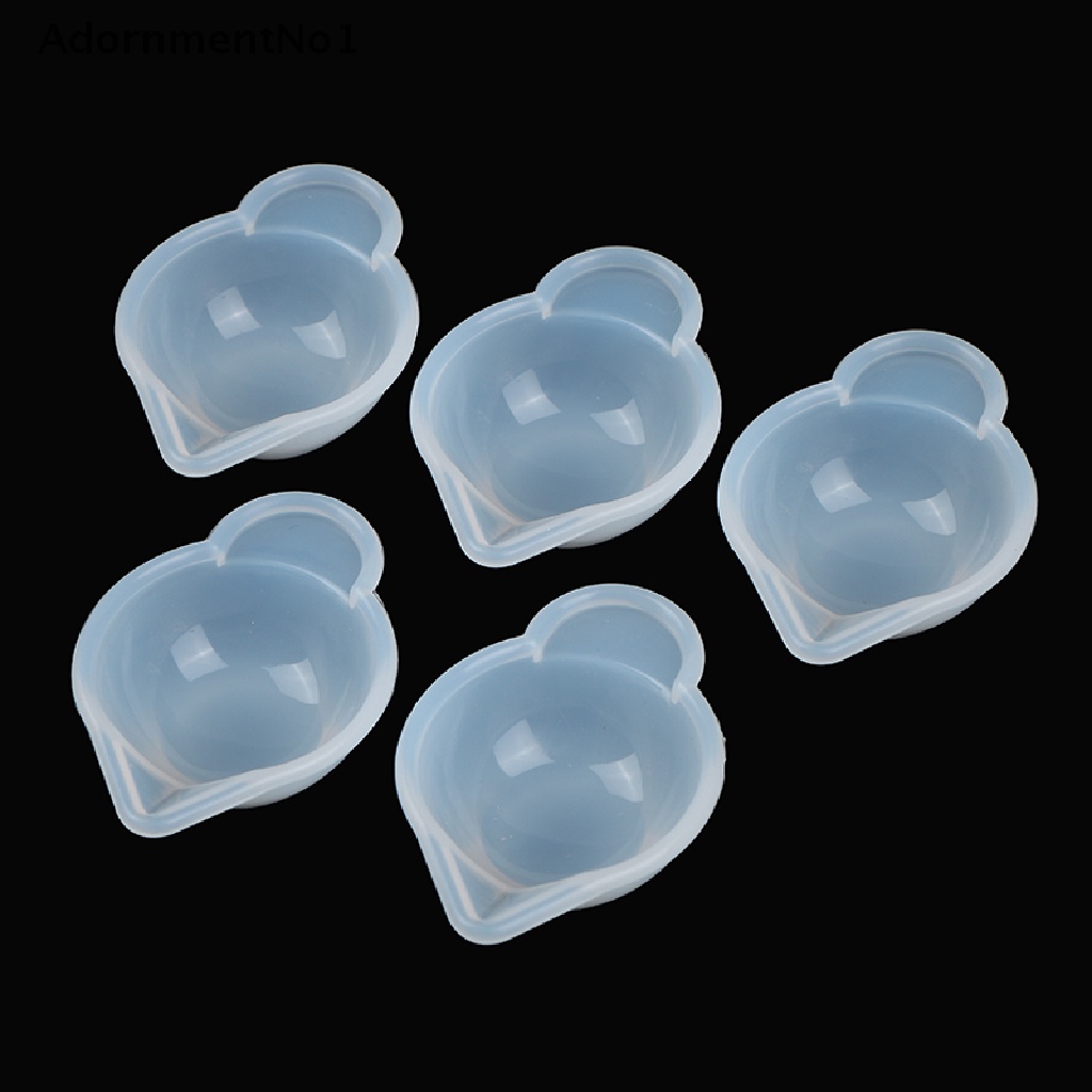 (AdornmentNo1) 5pcs / Set Cup Silikon 10ml Untuk Membuat Resin Epoxy UV DIY