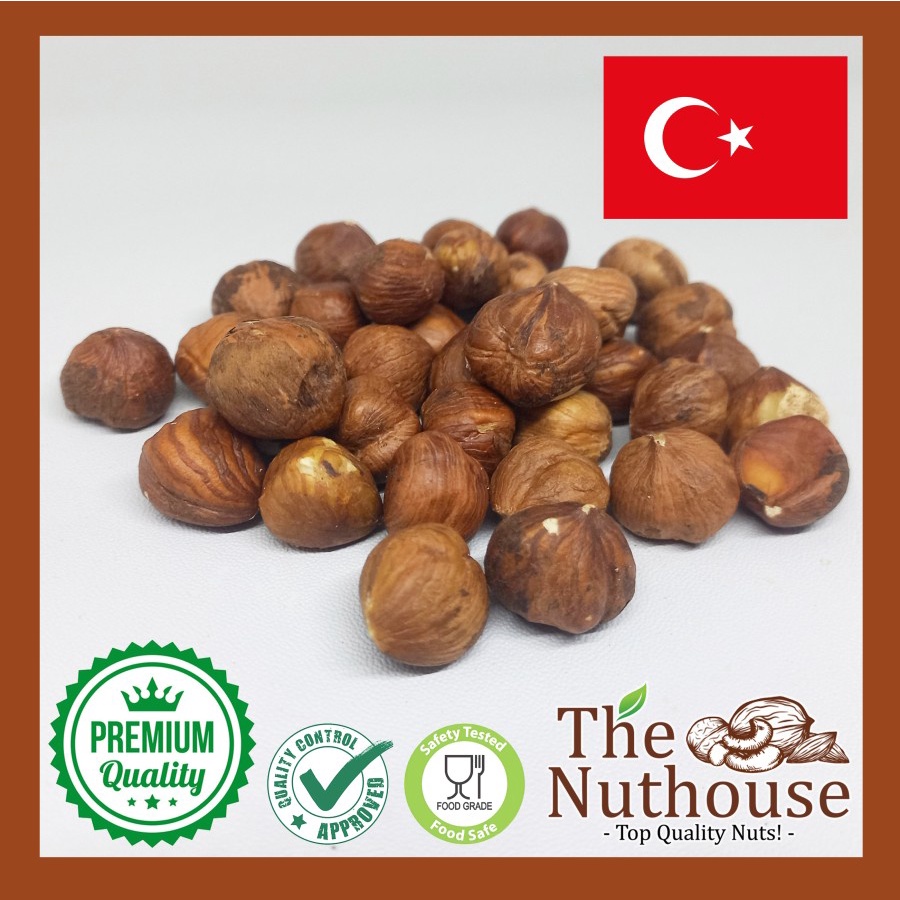 250gr RAW Hazelnut / Kacang Hazelnut Mentah [Premium]