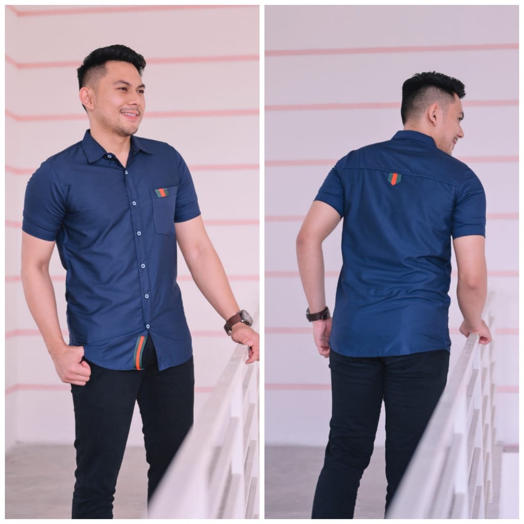 LOWKEY KEMEJA PENDEK POLOS