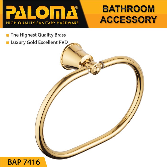 PALOMA BAP 7416 Gantungan Handuk Kain Lap Tangan Hand Towel Ring Mandi