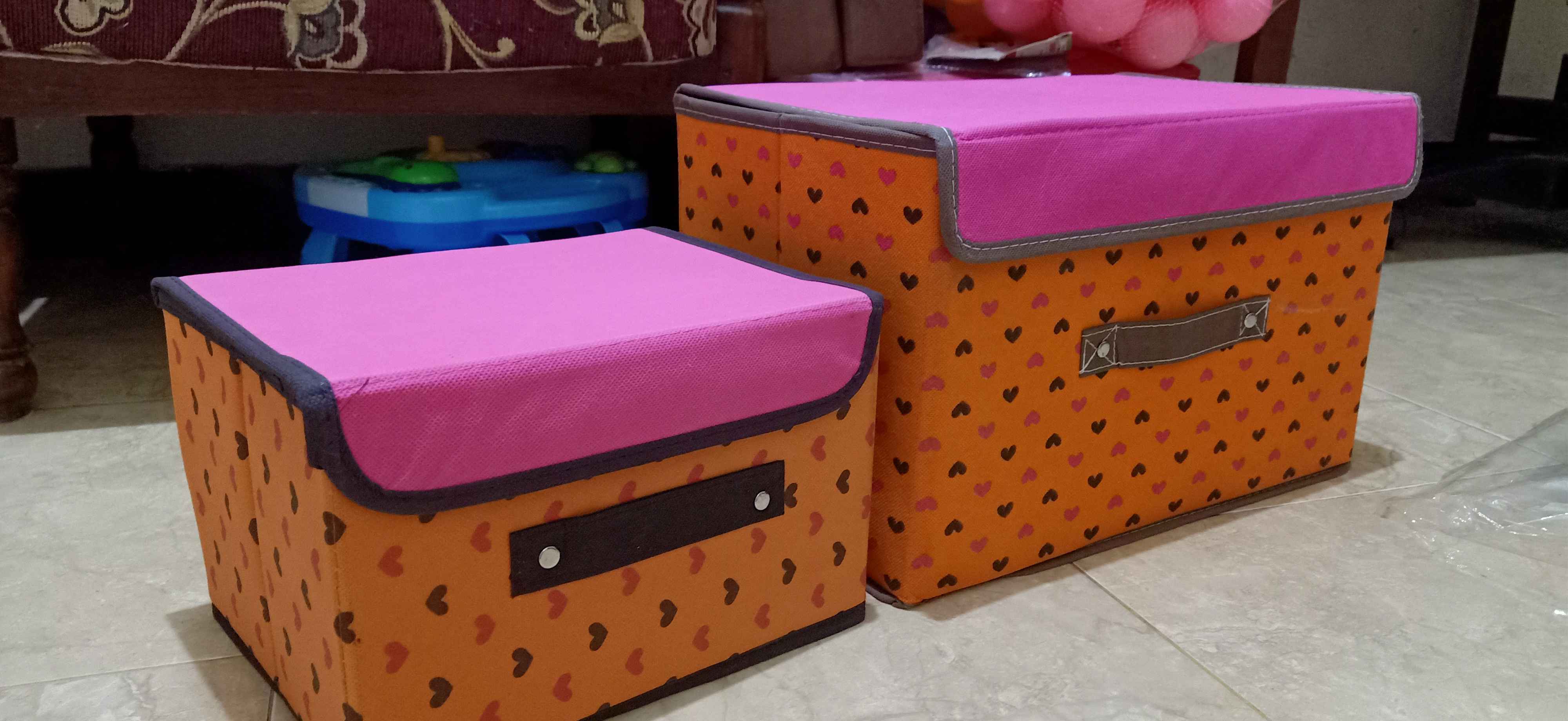 Box-002 || Storage Box 2in1 | Kotak Penyimpanan Serbaguna | Dapat 2pcs