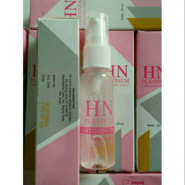 HN platinum lightening serum bpom original [serum hn]