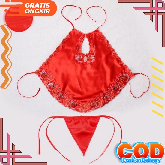 Ikayani_Store Kimono Lingerie Baju Wanita Dewasa Bahan Satin Sutra Sleepwear Dinas Depan Suami Istri