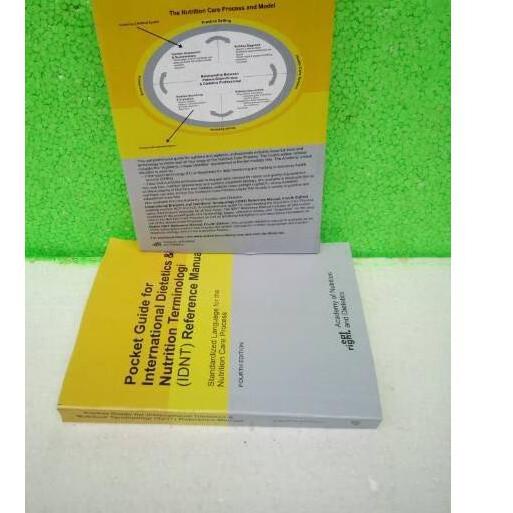 BUKU POCKET GUIDE FOR INTERNATIONAL DIETETICS DAN NUTRITION TERMINOLOGI IDNT REFERENCE MANUAL ,,