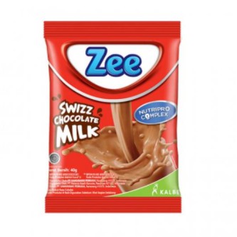 

Susu Zee Sachet Swizz Chocolate Milk 10 x 40 gram Susu Bubuk Instant