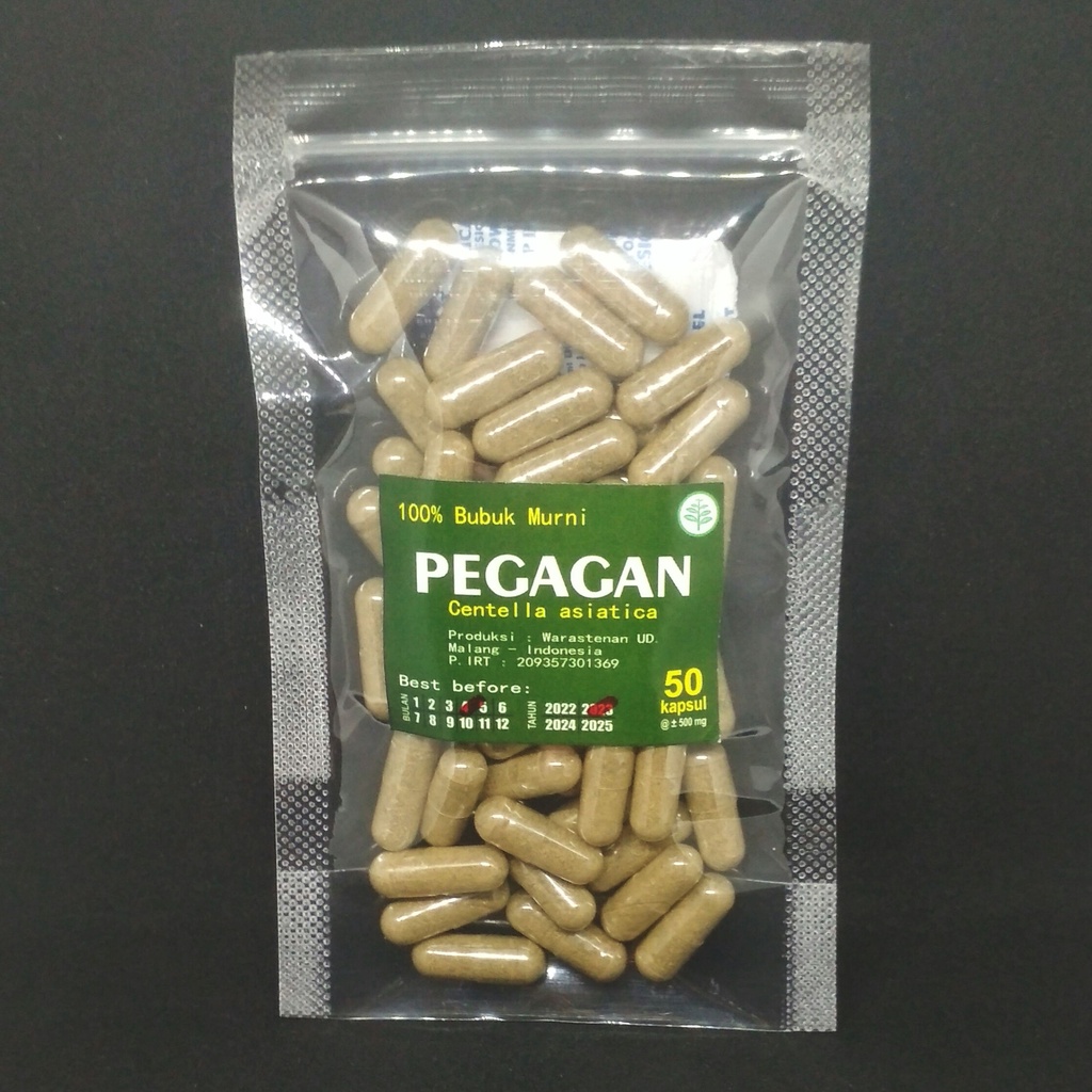 PEGAGAN 50 KAPSUL / OBAT VERTIGO &amp;  NUTRISI OTAK