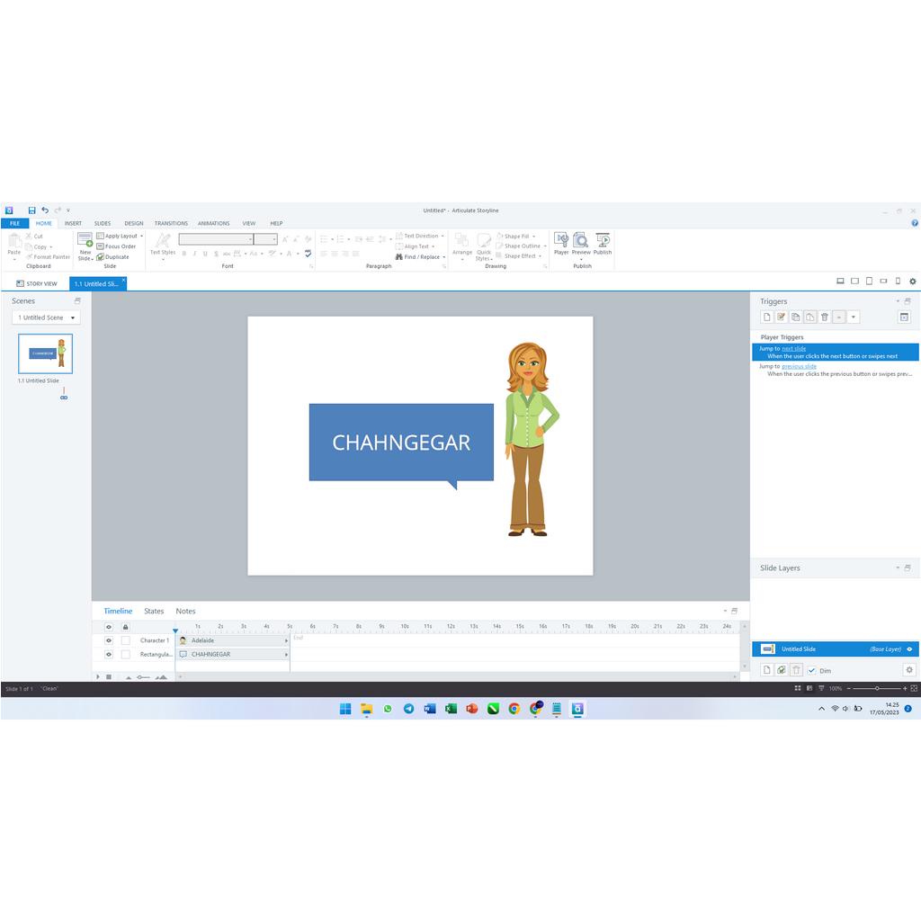 Articulate Storyline 3.20 Profesional (2023) Full version lifetime Software untuk membuat sebuah Presentasi lebih menarik