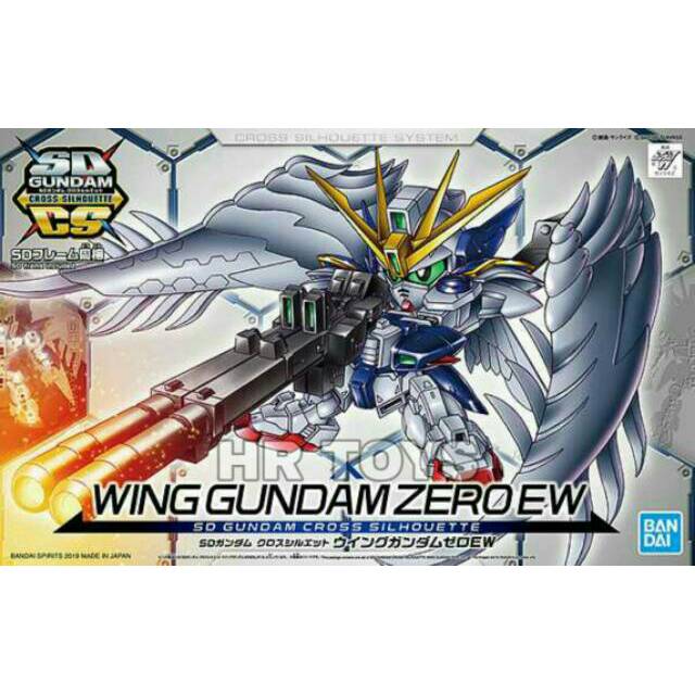 MAINAN ROBOT GUNDAM SD WING ZERO EW CROSS SILHOUETTE