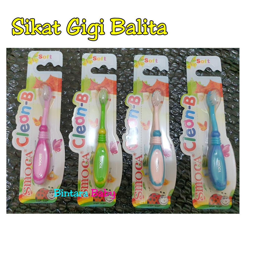 Sikat Gigi Anak Smoca Sikat Gigi Bayi Lesson 3 ToothBrush Sikat Gigi Khusus Anak