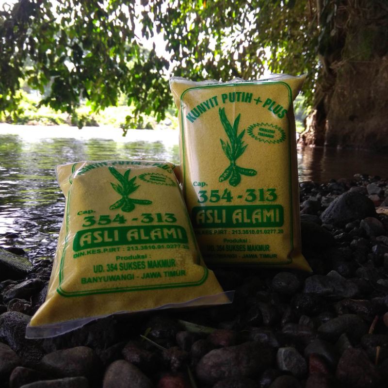 

JAMU KUNYIT PUTIH+PLUS/BUBUK ASLI ALAMI CAP 354/250 gr