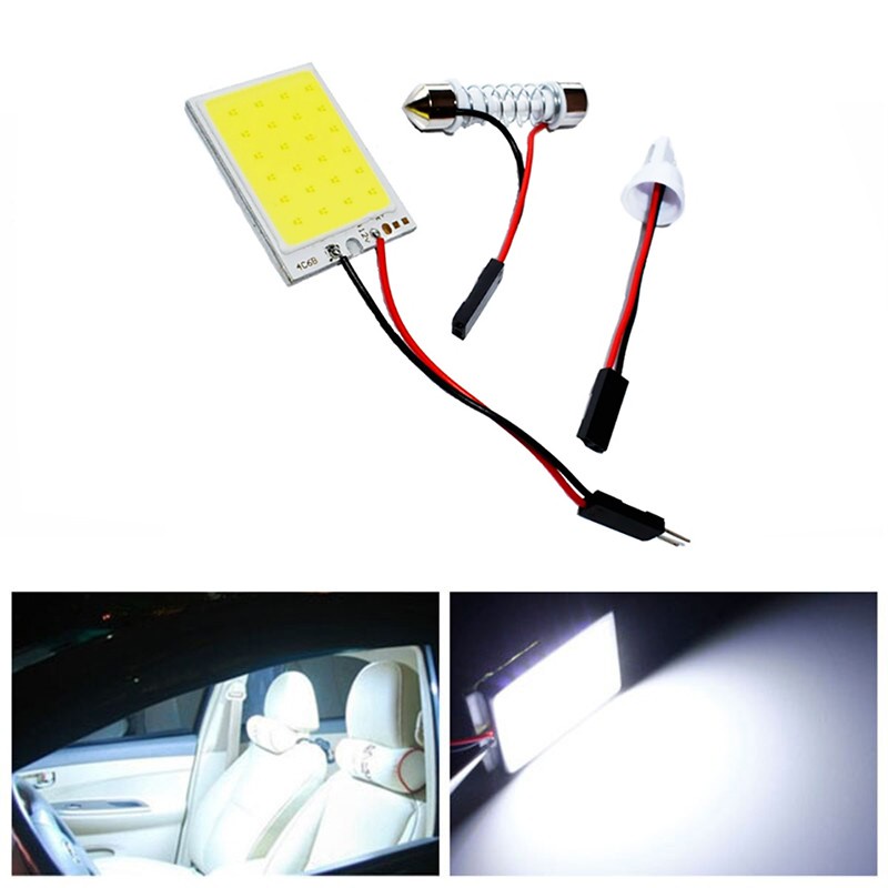 LAMPU LED PLAFON MOBIL PUTIH PNP