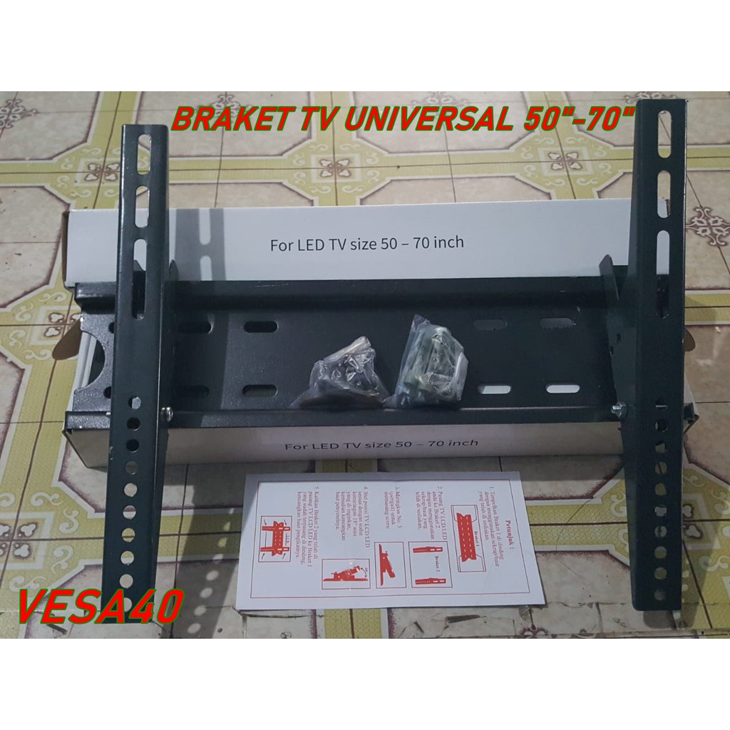 BRAKET TV UNIVERSAL 50-70 INCH / UNIVERSAL WALL MOUNT TV SHARP