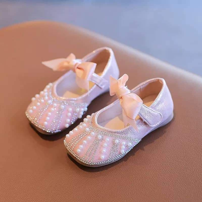 Sepatu Anak Perempuan BlinkBlink Rhinestone Ribbon